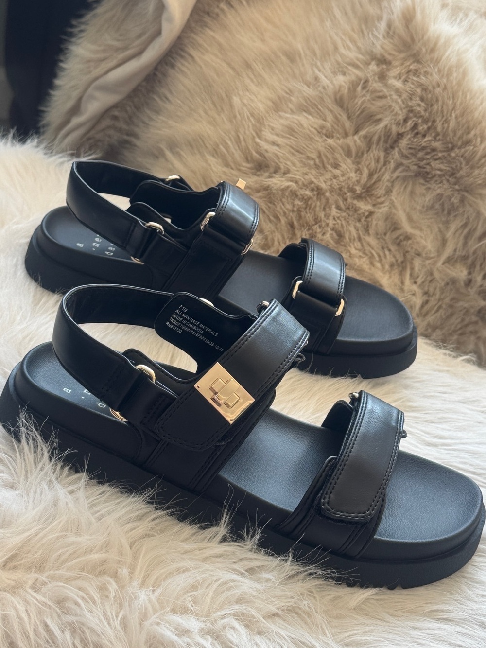 NWOT A New Day Jonie Ankle Strap Footbed Sandal 7.5